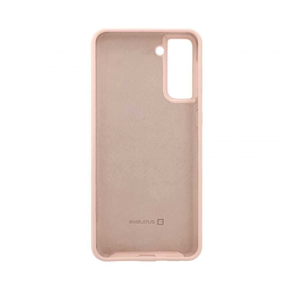 Back panel cover Evelatus Samsung Galaxy S21 Plus Premium Soft Touch Silicone Case Sand Powder