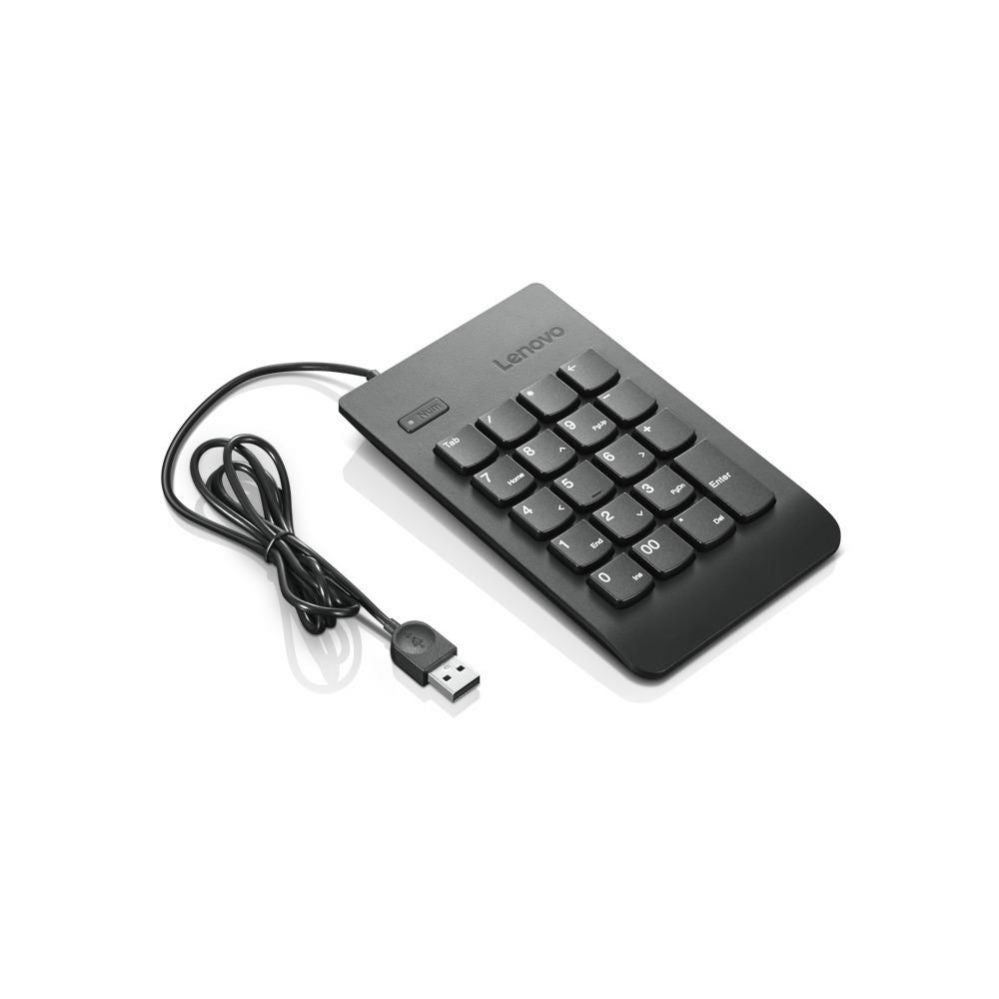Arvuti klaviatuur Lenovo  Essential USB Numeric Keypad Gen II Wired, Black