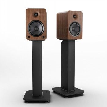 TV bracket KANTO AUDIO  KANTO AUDIO 22" TALL FILLABLE SPEAKER STANDS WITH ISOLATION FEET - BLACK (PAIR)