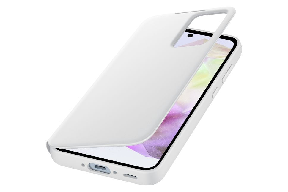 Back panel cover Samsung ZA356CWEGWW Smart View Wallet Case for Samsung Galaxy A35 White