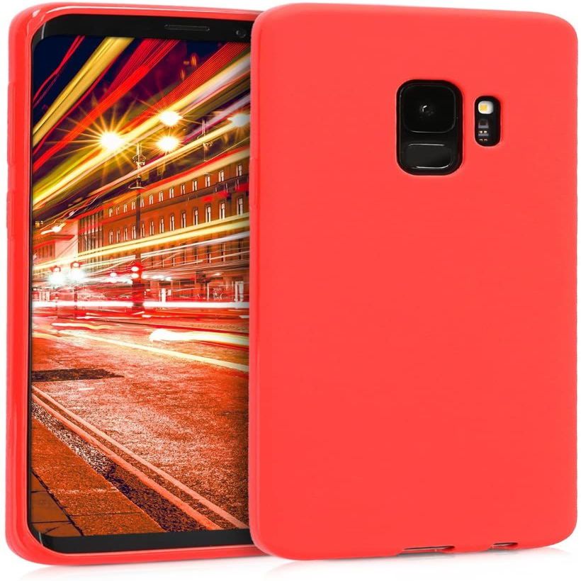 Tagakaaned Evelatus Samsung Galaxy S9 Plus Premium Soft Touch Silicone Case Red