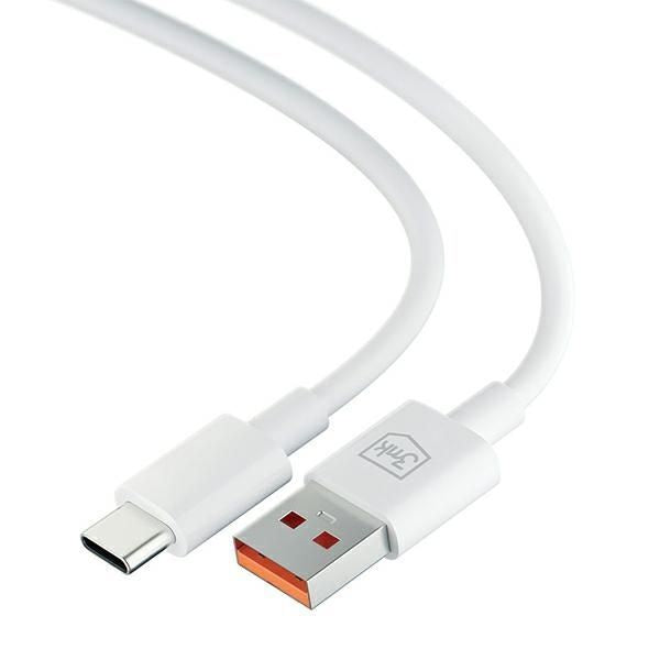 Kaabel 3MK  3MK Hyper Cable USB-A to USB-C 5A 60W 1.2m biały/white kabel