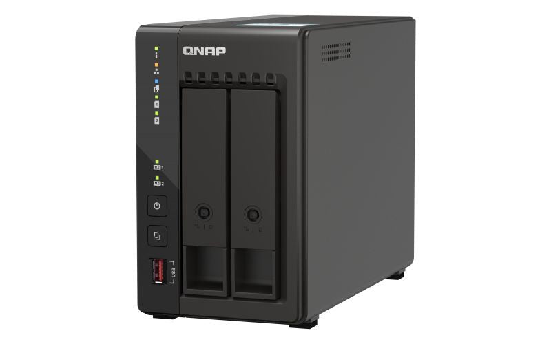 Флеш-накопитель QNAP  2-Bay desktop NAS 	TS-253E-8G J6412 4-core, Processor frequency 2.6 GHz, 8 GB, 2 x HDMI 1.4b, 2x M.2 2280 PCIe slots, 2x USB 2.0; 2 x USB Type-A