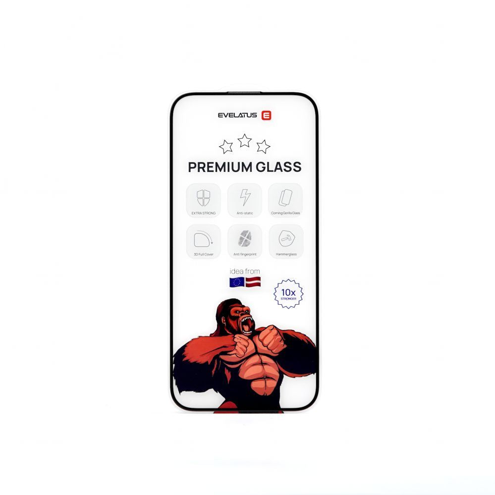 Защитное стекло Evelatus Xiaomi 14 Ultra 2.5D Full Cover Japan Glue Glass Anti-Static Black