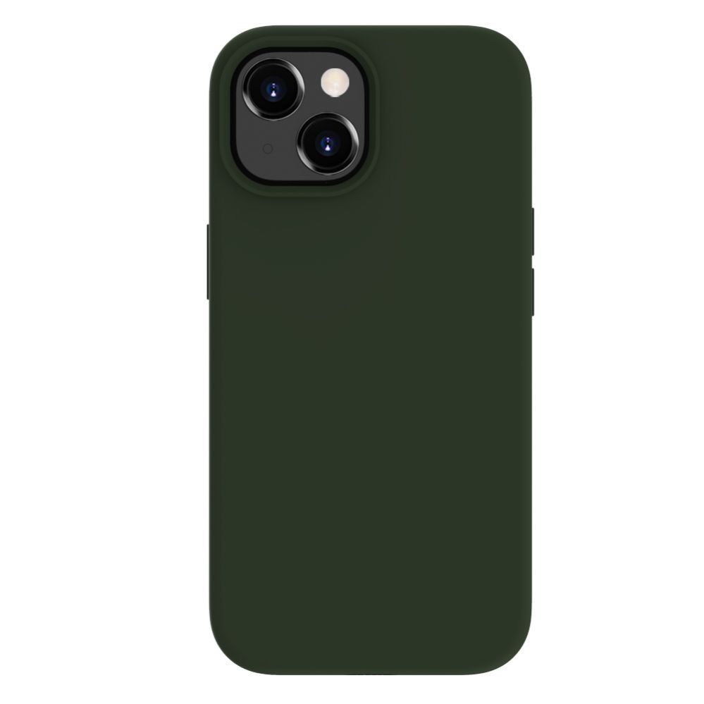 Tagakaaned Evelatus Apple iPhone 15 Premium Soft Touch Silicone Case Dark Olive