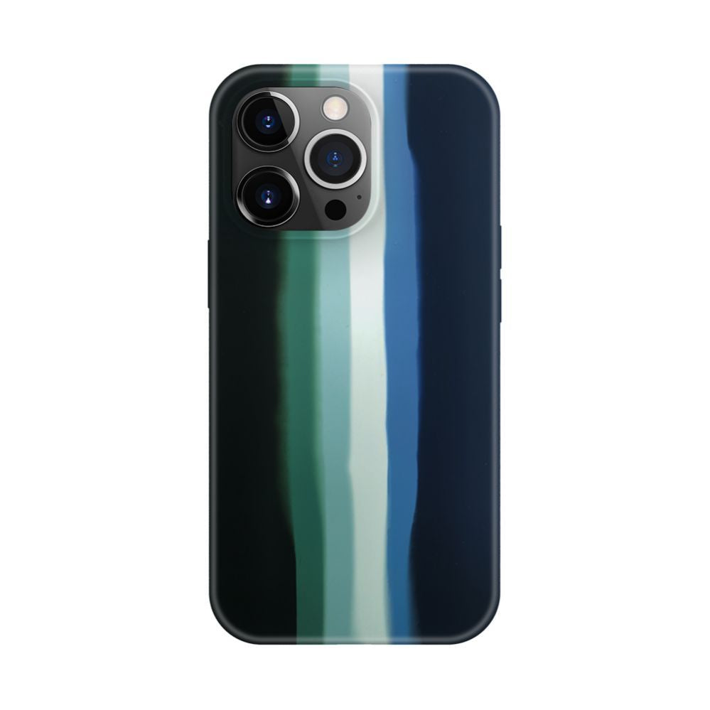 Tagakaaned Evelatus Apple iPhone 15 Pro Max Silicone case Multi-Colored Green