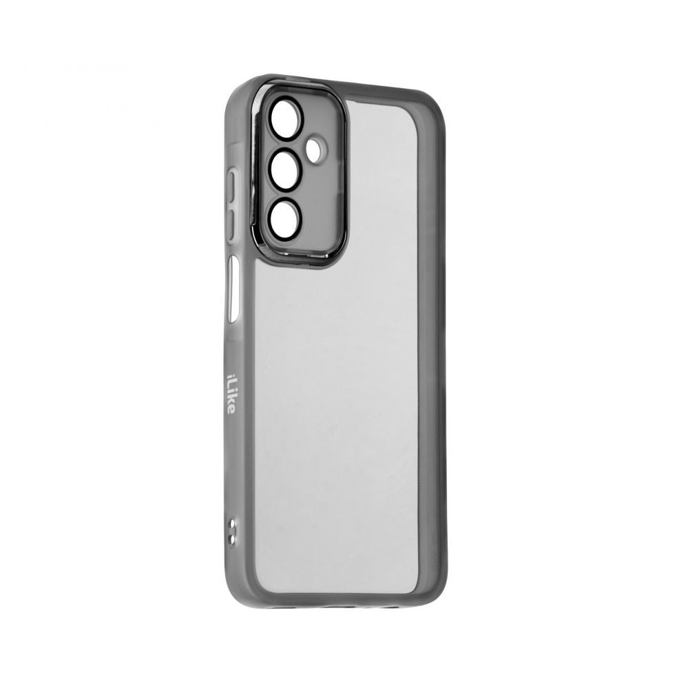 Tagakaaned iLike Samsung Galaxy A15 Transparent Case and Camera Protection Black