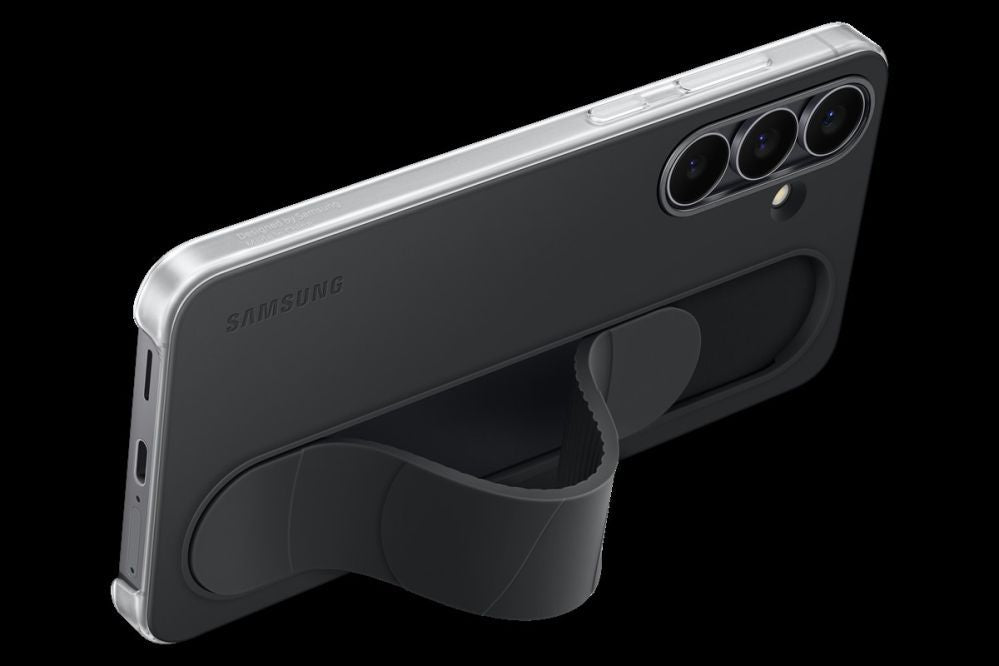 Back panel cover Samsung  GS731CB Standing Grip Case Samsung Galaxy S25 FE, Black