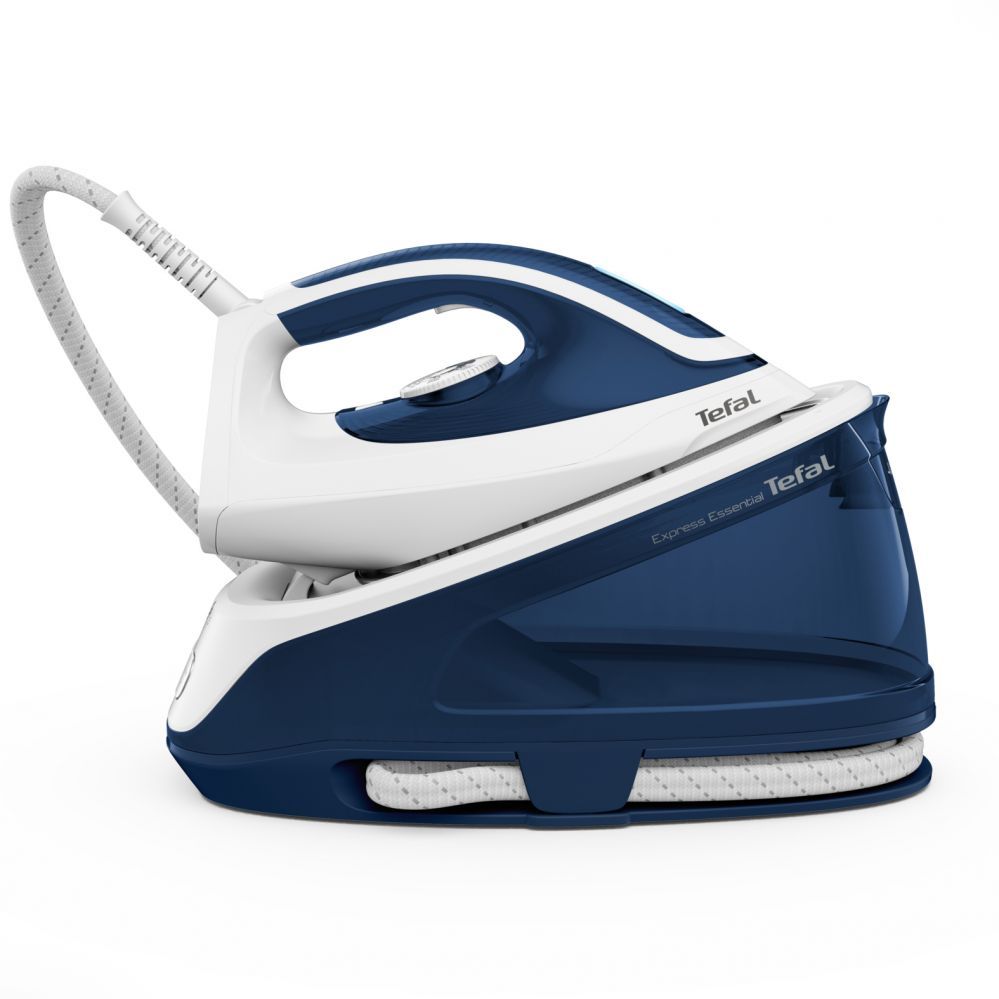 Triikrauad TEFAL  | Express Essential Steam Station | SV6116E0 | 2200 W | 1.4 L | 5 to 6 bar | Auto power off | Vertical steam function | Calc-clean function | White/ Blue