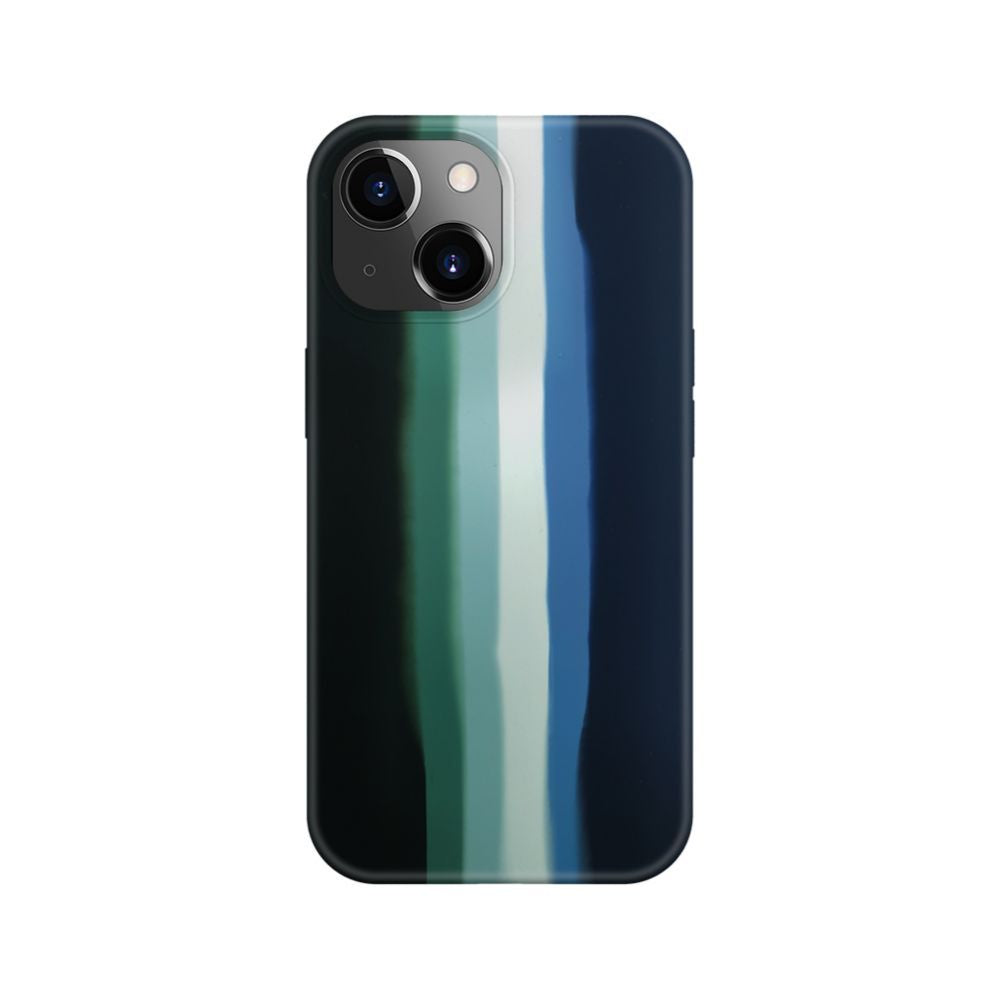 Чехол на заднюю панель Evelatus Apple iPhone 15 Silicone case Multi-Colored Green