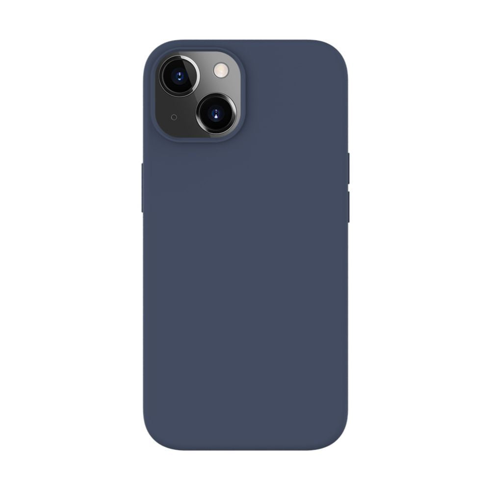 Tagakaaned Evelatus Apple iPhone 14 / 13 Premium Magnetic Soft Touch Silicone Case Dark Blue