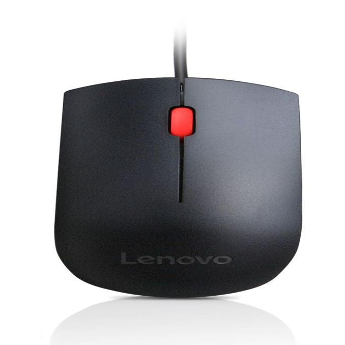 Компьютерная мышь Lenovo  Essential USB Wired Mouse, 1600 DPI, 1.8 m, 3 Buttons, Black