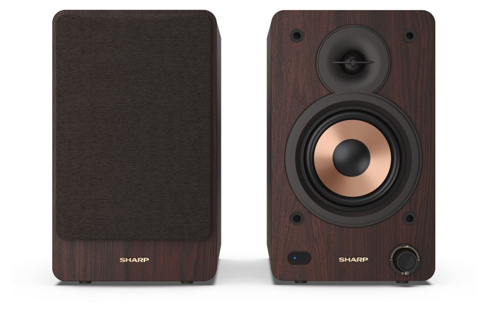 Arvutikõlarid Sharp  CP-SS30 Bookshelf Speakers, Brown