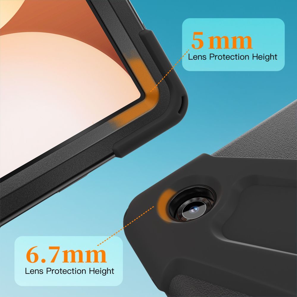 Чехол книжка Just Must  JM Rugged Case Grip for Samsung Galaxy Tab A11+ with a strap Black