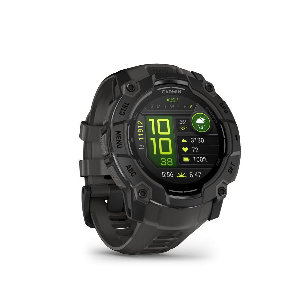 Nutikell Garmin  Instinct 3 – 50 mm, AMOLED Black with Charcoal Band / 010-03020-00