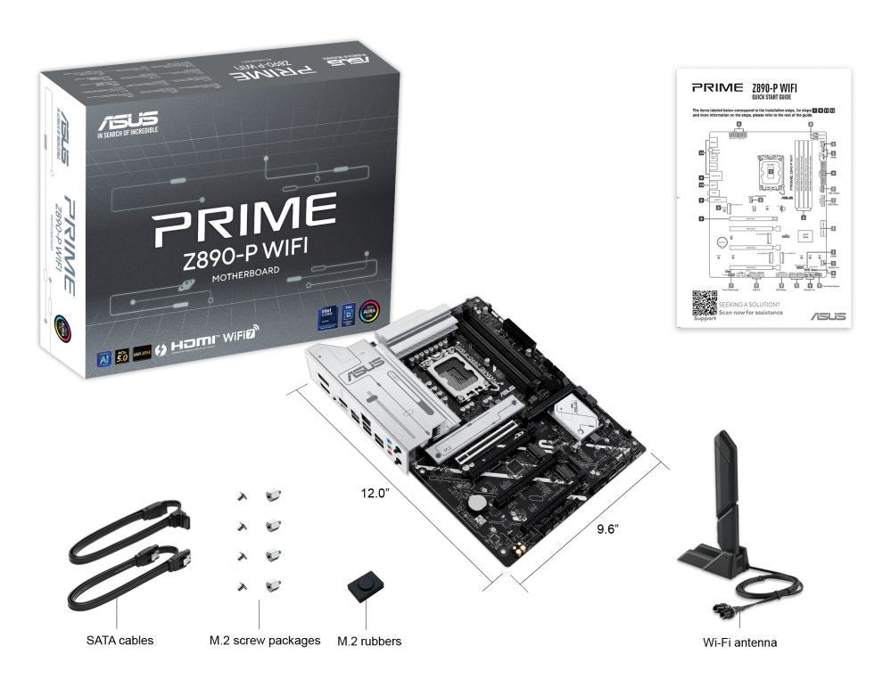 Intel protsessori emaplaat Asus  MB Z890 S1851 ATX/PRIME Z890-P WIFI