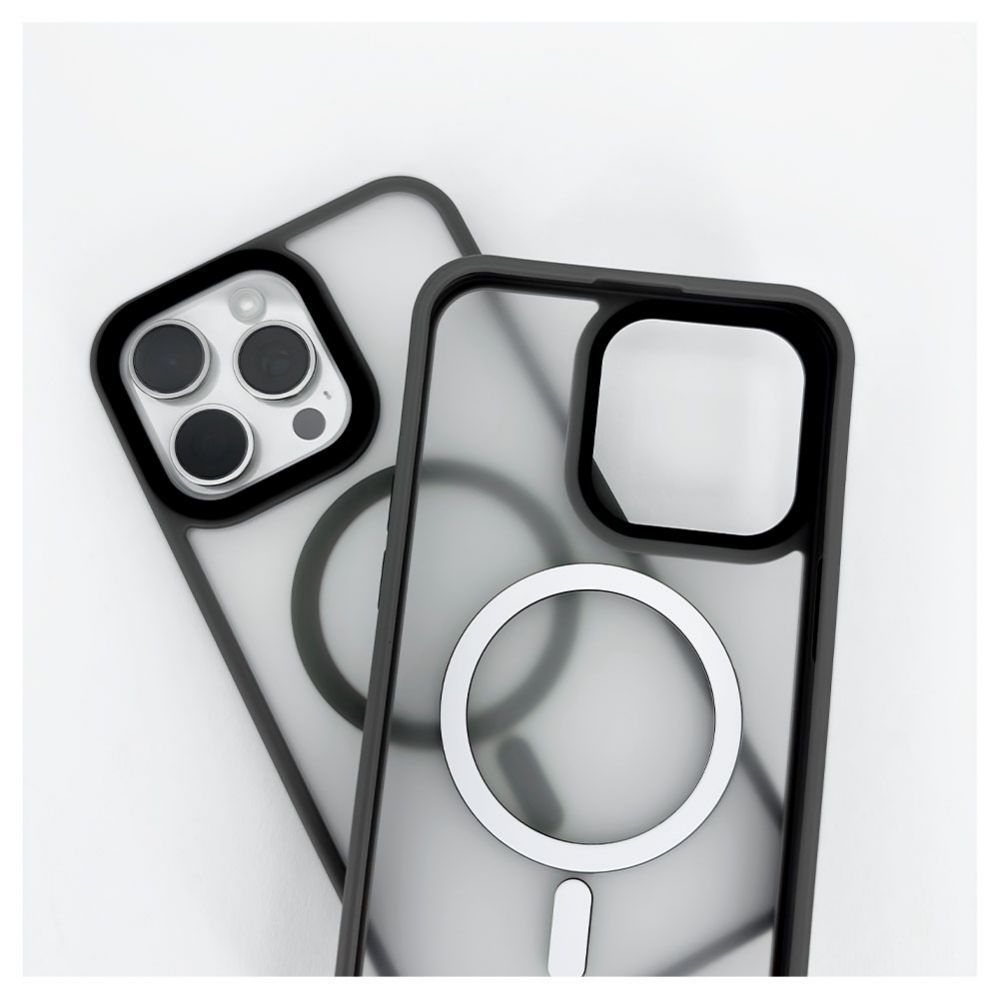 Tagakaaned Evelatus Apple iPhone 15 Pro Hybird Case With Magsafe PC+TPU Silver