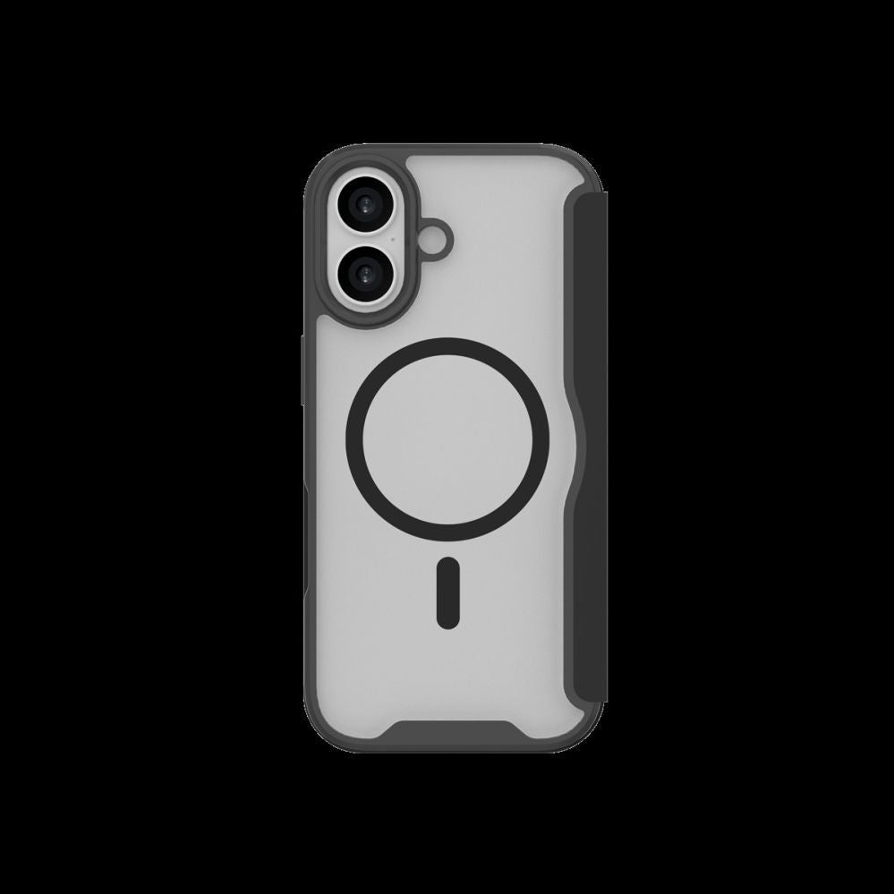 Back panel cover Just Must  JUST MUST CHAMPION II MAGSAFE FLIP CASE for  iPhone 17, Black