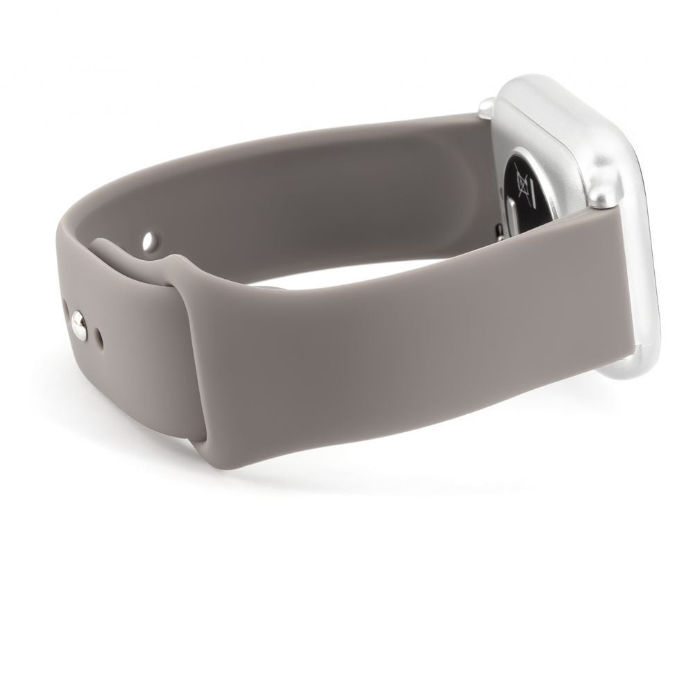 Strap Connect  22mm Silicone Loop Watch Strap (S/M 110mm) Gray