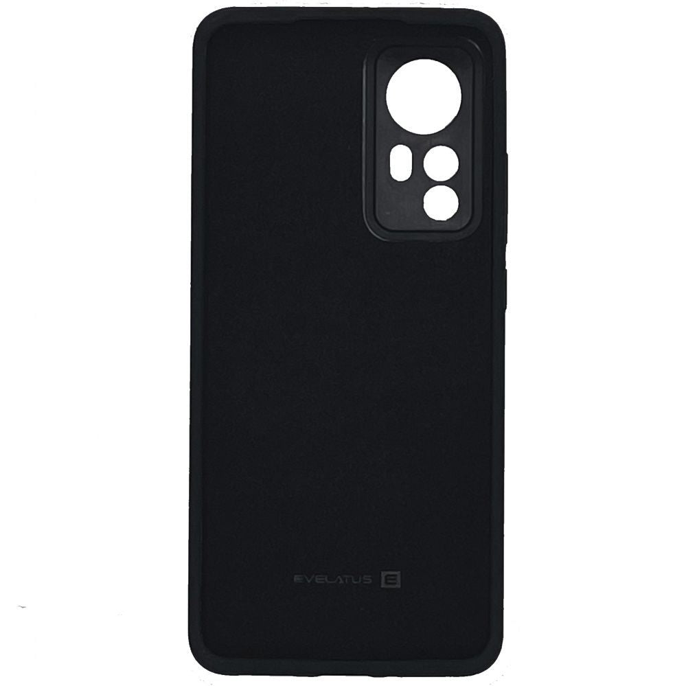 Tagakaaned Evelatus Xiaomi 12 Pro Nano Silicone Case Soft Touch TPU Black