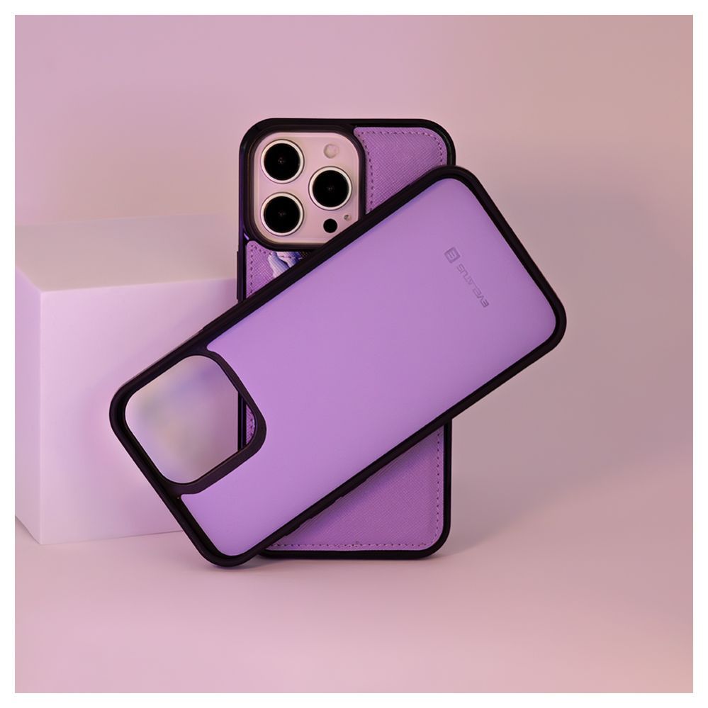 Tagakaaned Evelatus Apple iPhone 15 Pro Wallet  and Slim Cover Case Purple