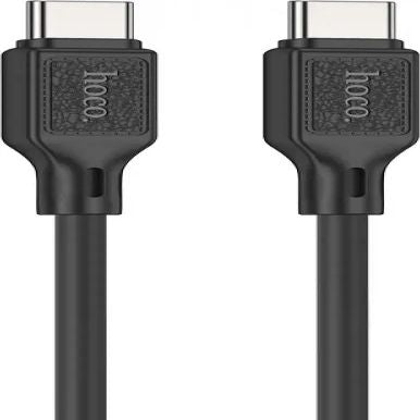 Кабель Hoco  X90 Cool 60W silicone charging data cable for Type-C to Type-C Black