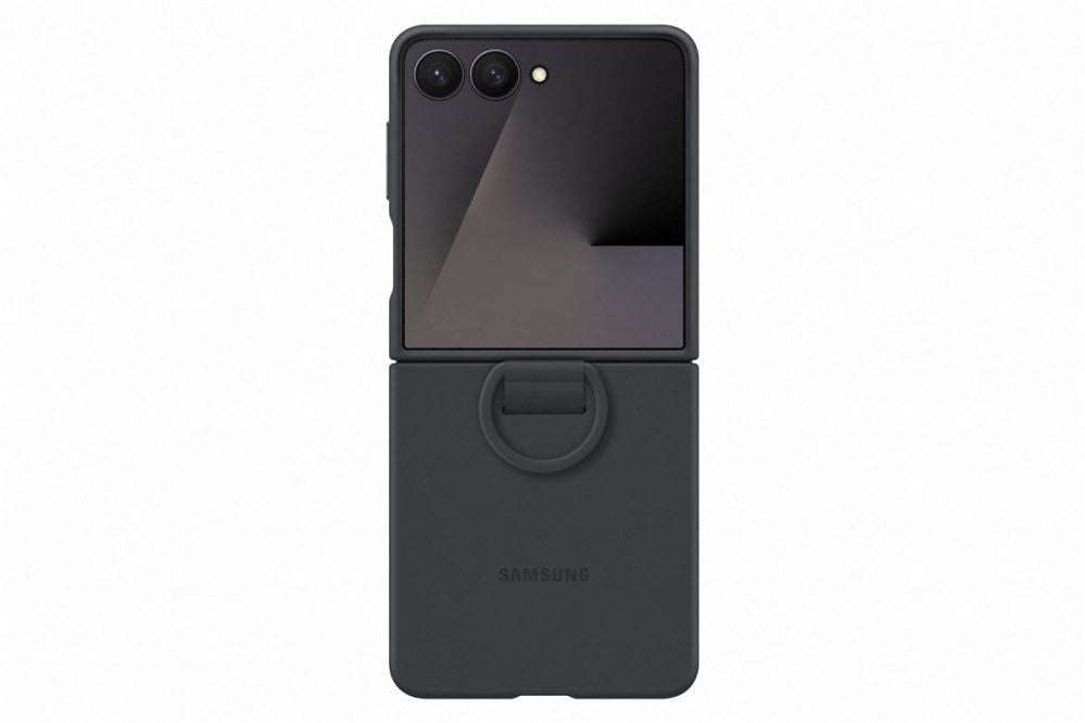 Back panel cover Samsung  PF766TBEGWW Ring Case (Silicone) Samsung Galaxy Flip7, Black