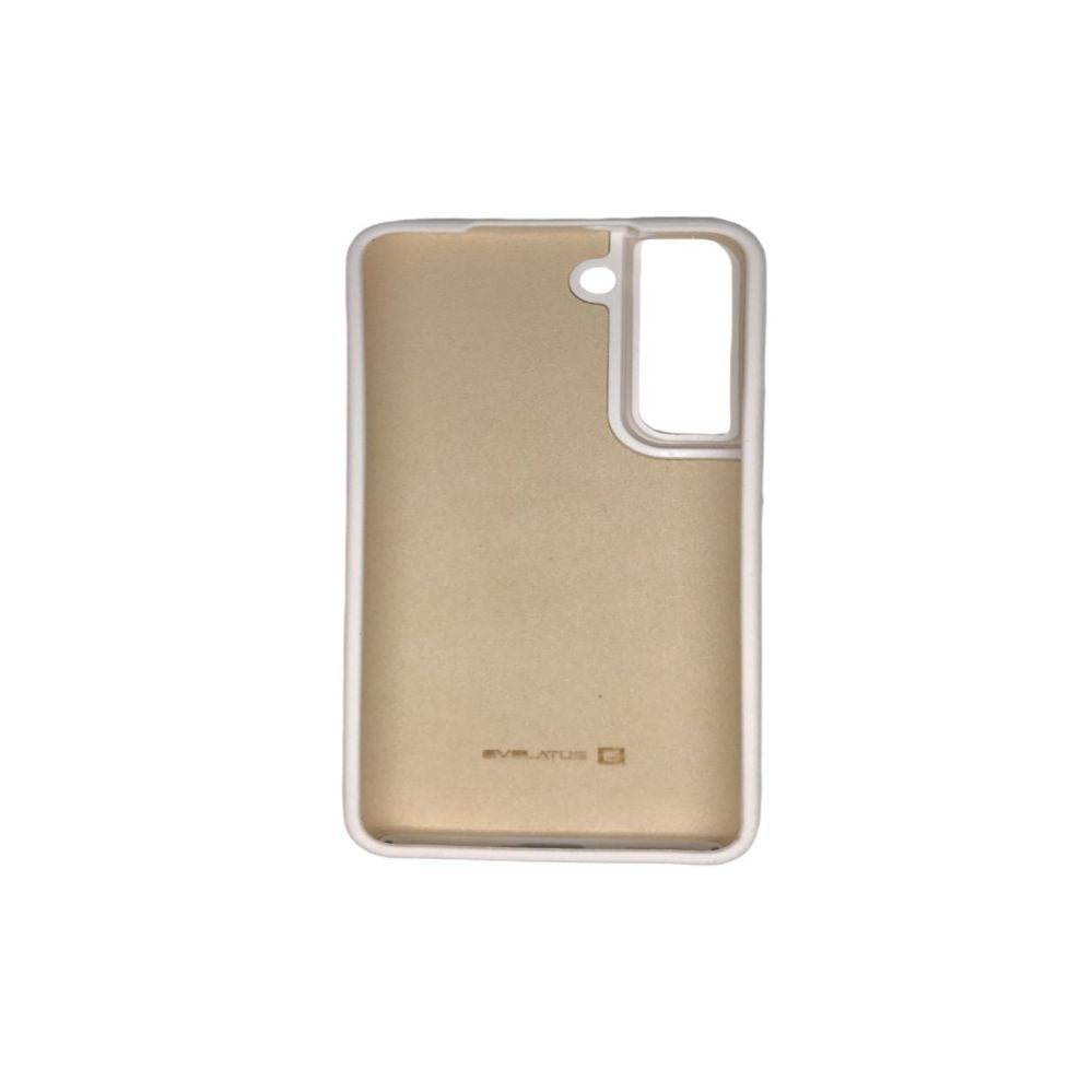 Back panel cover Evelatus Samsung Galaxy S22 Premium Soft Touch Silicone Case White