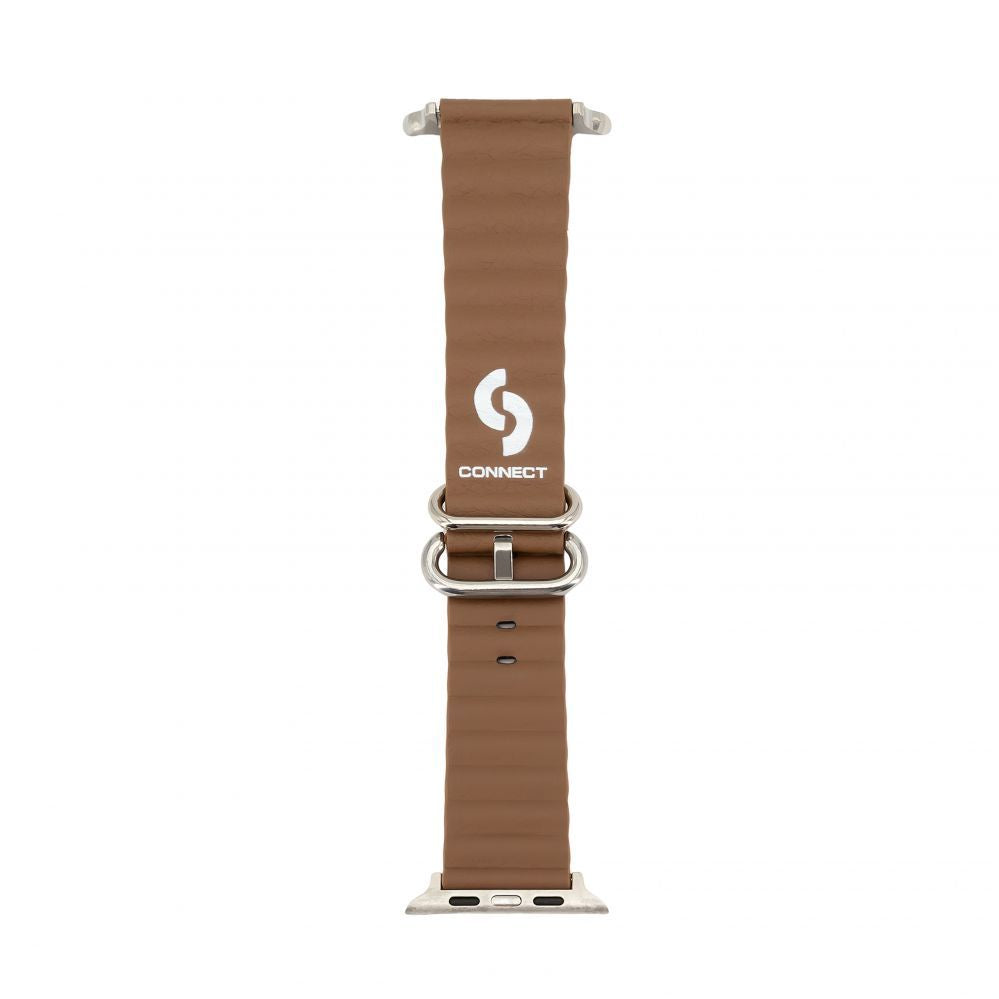 Ремешок Connect  Watch 42/44/45mm Marine leather Watch Strap Brown