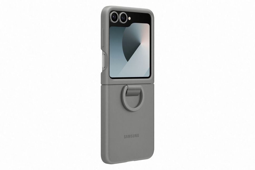 Back panel cover Samsung  PF741TJEGWW Silicone Case Samsung Galaxy Flip6, Gray