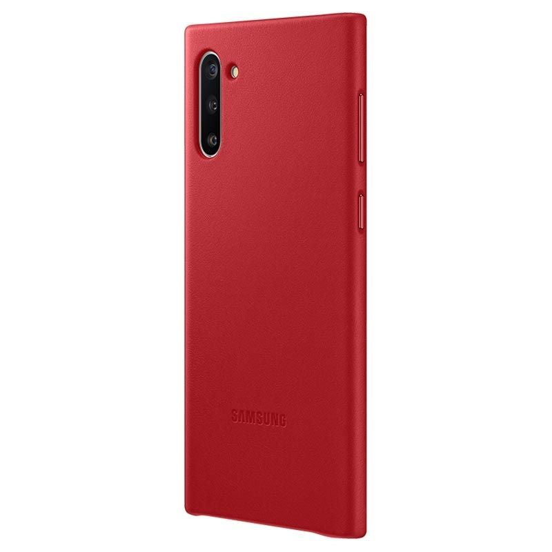 Чехол на заднюю панель Samsung  Galaxy Note 10 Leather Cover case Red