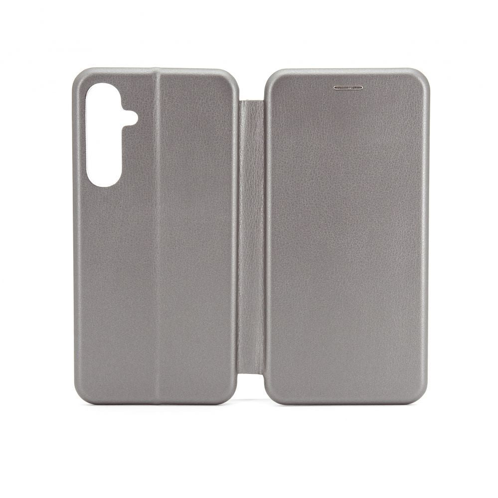 Kaaned - kaaned iLike Samsung Galaxy A55 Book Case Silver