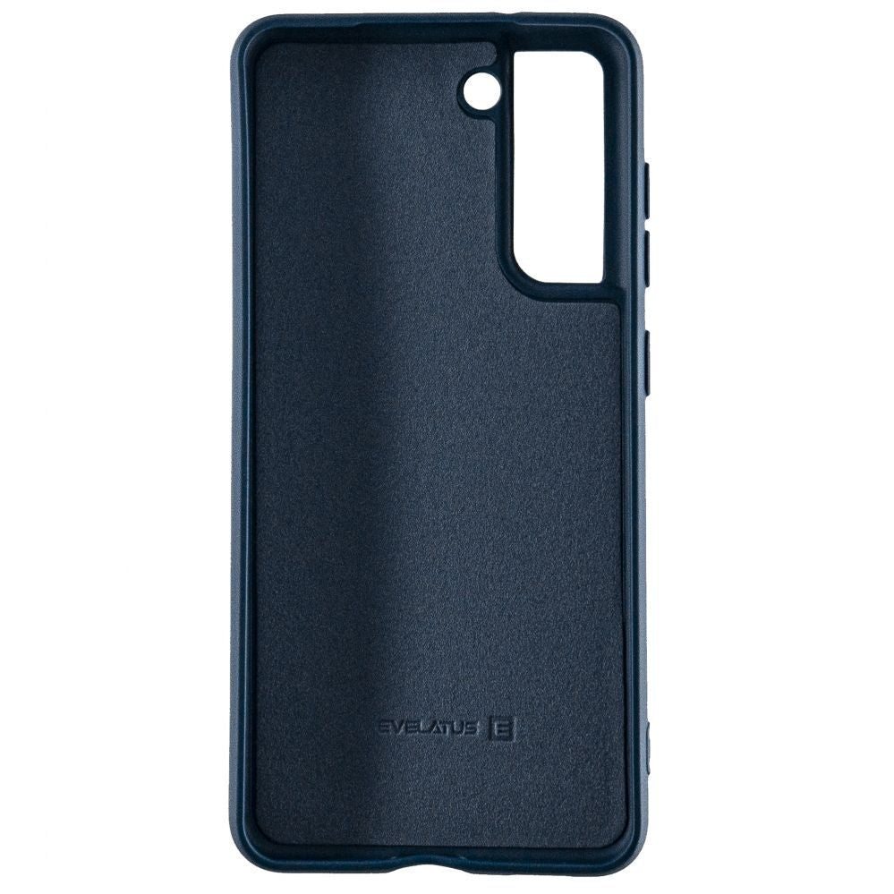 Tagakaaned Evelatus Samsung Galaxy S21 FE Nano Silicone Case Soft Touch TPU Blue