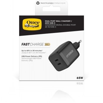 Auto holder Otterbox  OTTERBOX STANDARD EU WALL CHARGER 65W - 1X USB-C 45W + 1X USB-C 20W USB-PD