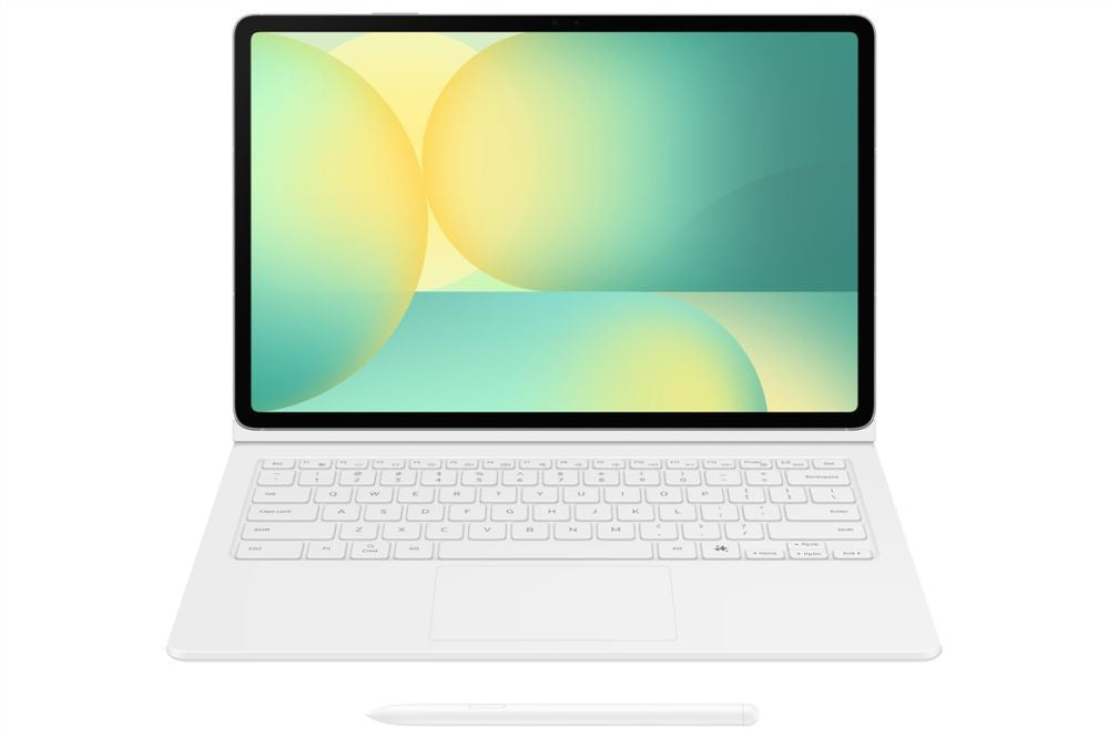 Kaaned Samsung  DX625UW Book Cover Keyboard -AI Key Samsung Galaxy Tab S10 FE+, White