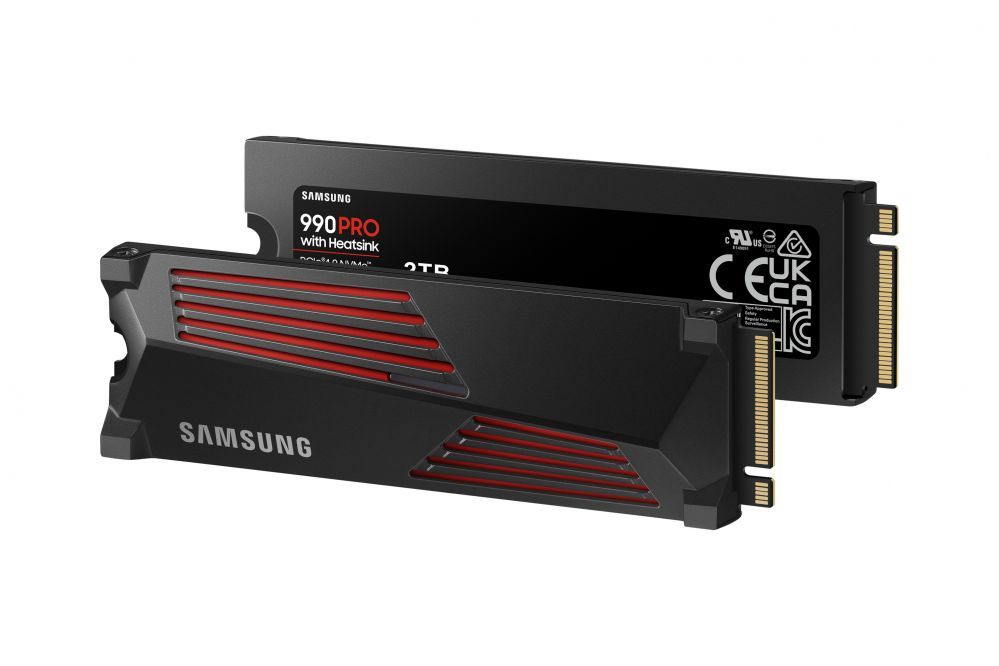 Жесткий диск SSD Samsung  990 PRO with Heatsink NVMe M.2 SSD 2TB