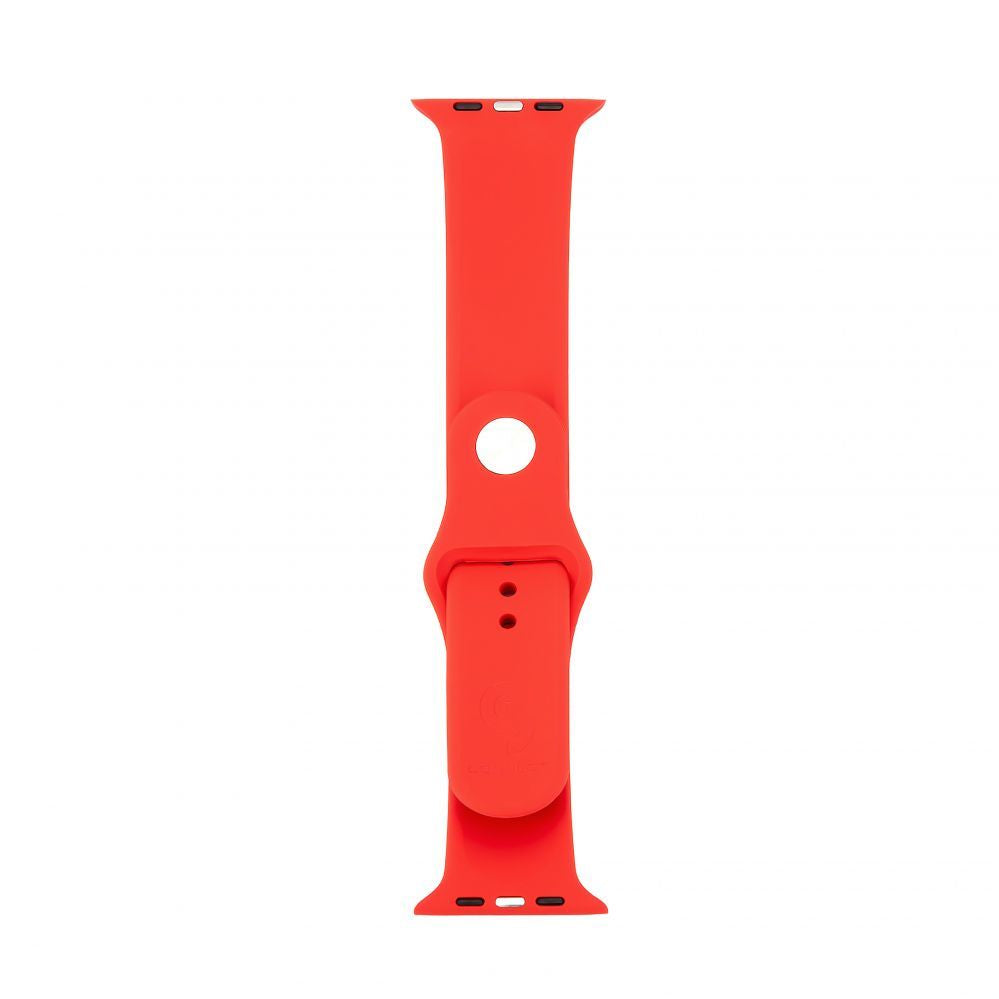 Rihm Connect  Watch 42/44/45mm Silicone Loop Watch Strap (140mm M/L) Red