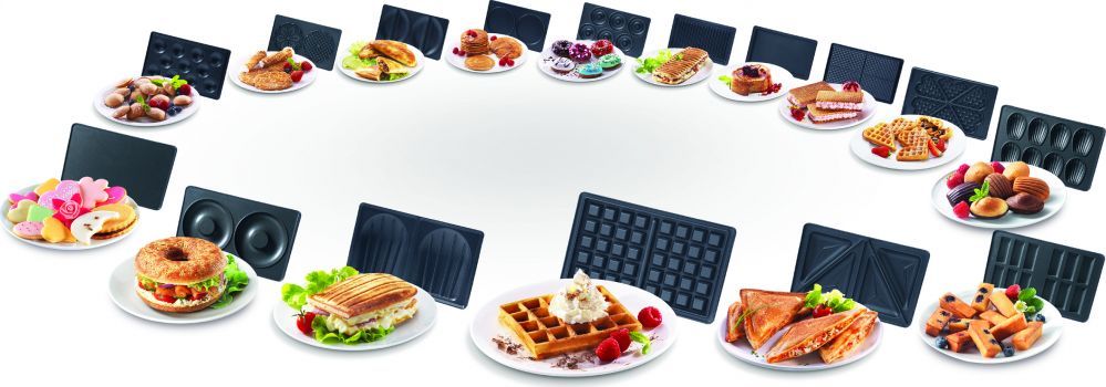 Тостер TEFAL  SW852D12 Sandwich Maker 700 W, Number of plates 2, Number of pastry 2, Stainless steel