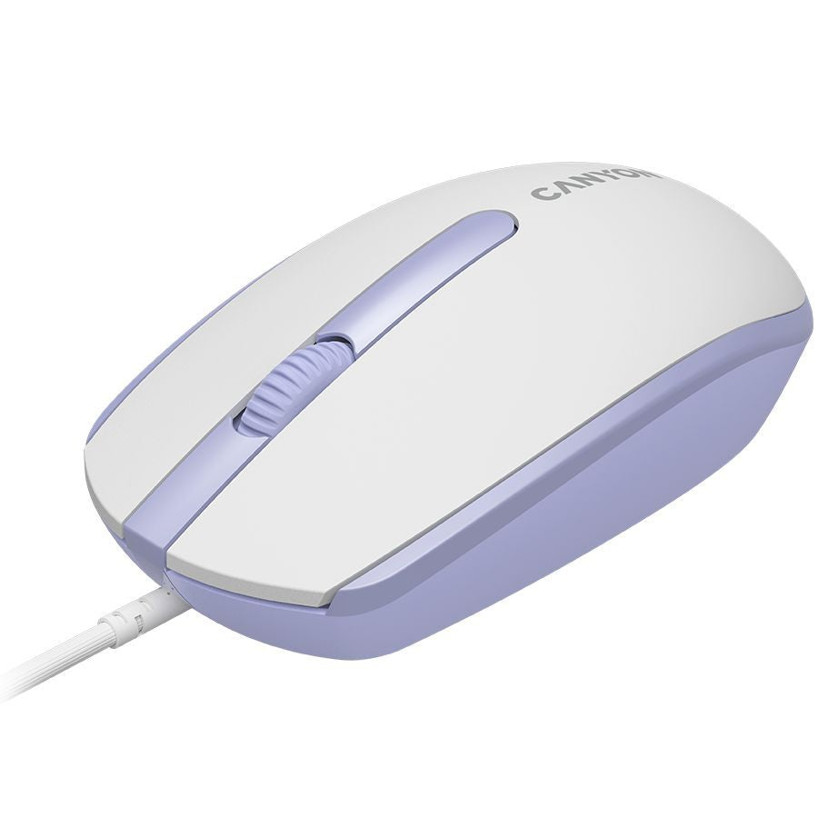 Arvutihiir Canyon  CANYON mouse M-10 Wired White Lavender