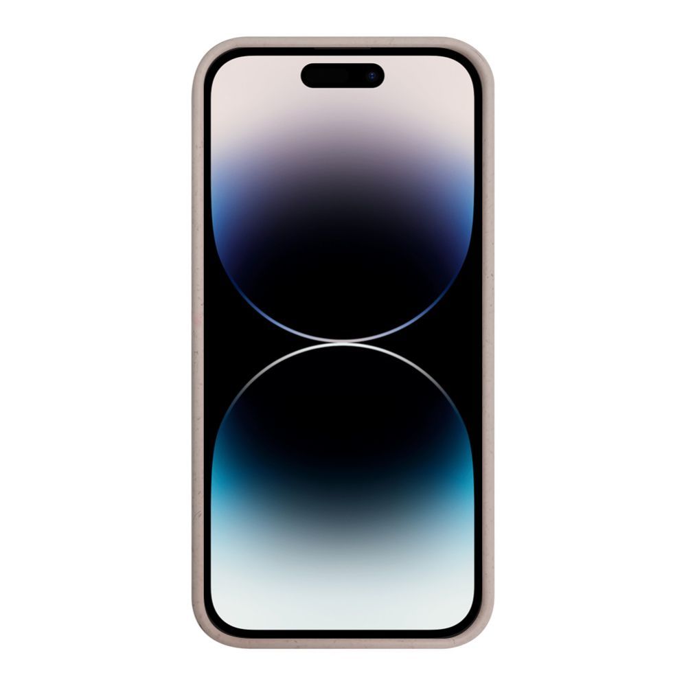 Чехол на заднюю панель iLike Apple iPhone 14 Pro Max Silicone plastic case Eco Print Design Beige