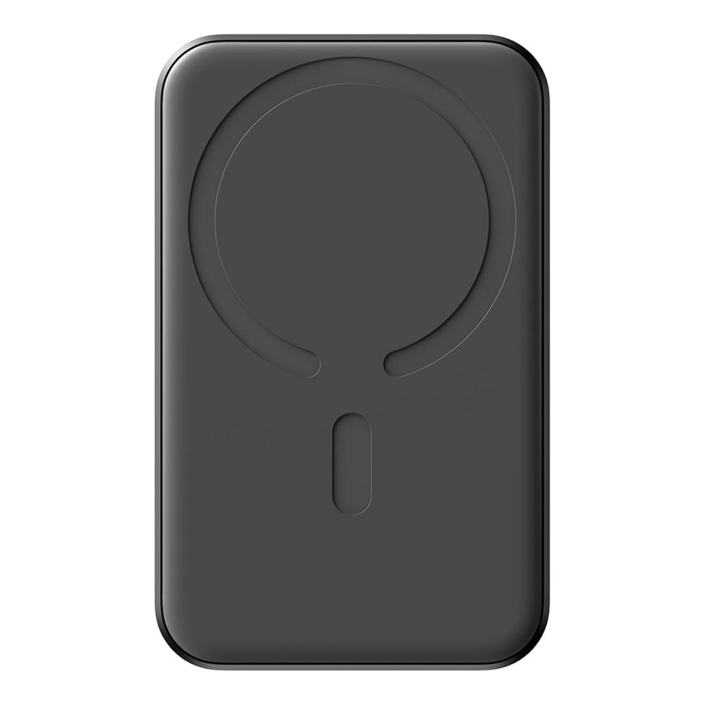 Внешний аккумулятор Joyroom  Powerbank Joyroom JR-W020 Mini 5000mAh USB-A USB-C inductive 20W - black + USB-C / USB-C cable