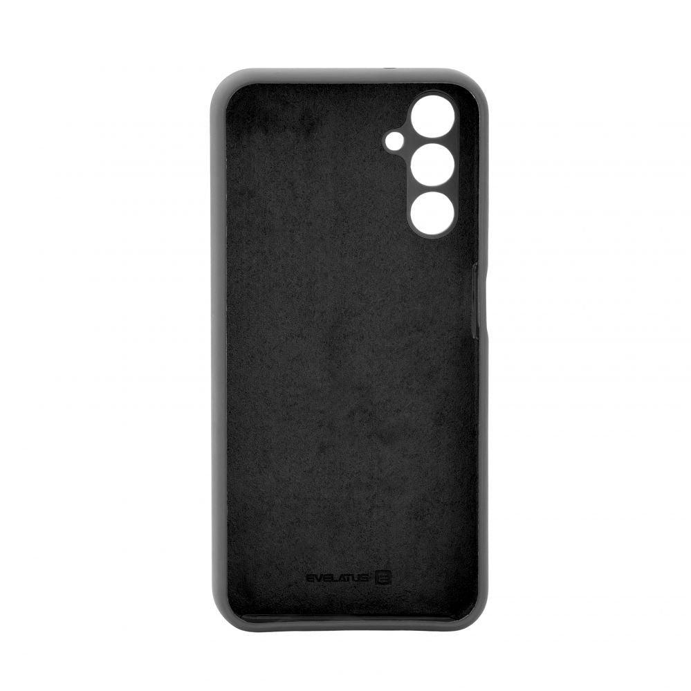 Back panel cover Evelatus Samsung Galaxy A14 5G Premium Soft Touch Silicone Case Black
