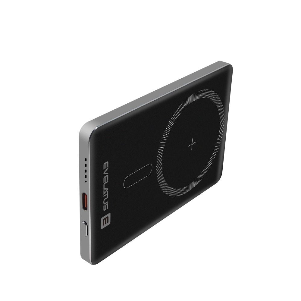 Внешний аккумулятор Evelatus  Evelatus PD20W 5000mAh Power Bank MagLink Elite With Wireless charging EVEP02PBMES Silver
