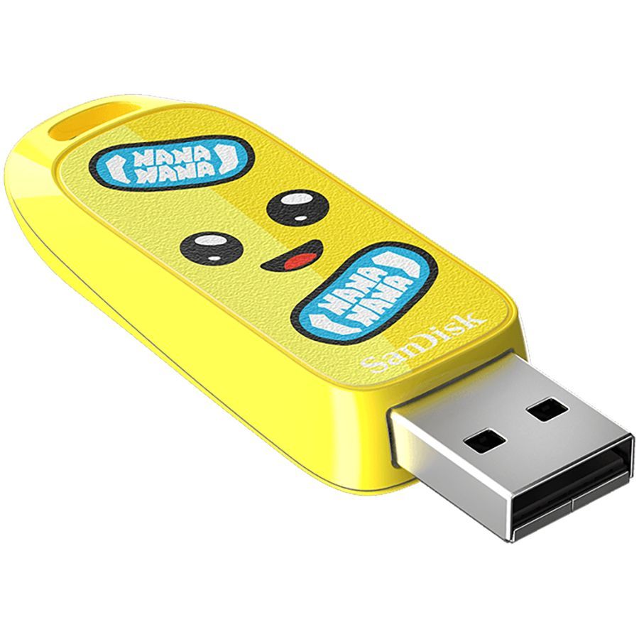 Converter SanDisk  SANDISK USB 3.2,Ingot Type-A,130MB/s,Fortnite Peely Edition,4x6 Box with Window,Global