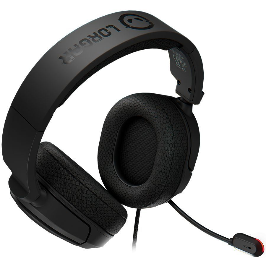Headphone with microphone LORGAR LORGAR Kaya 460, USB Gaming headset with microphone, CM108B, RGB backlight, Plug&Play, USB-A connection cable 2m, fabric ear pads, size: 192*184.7*88mm, 0.329kg, black
