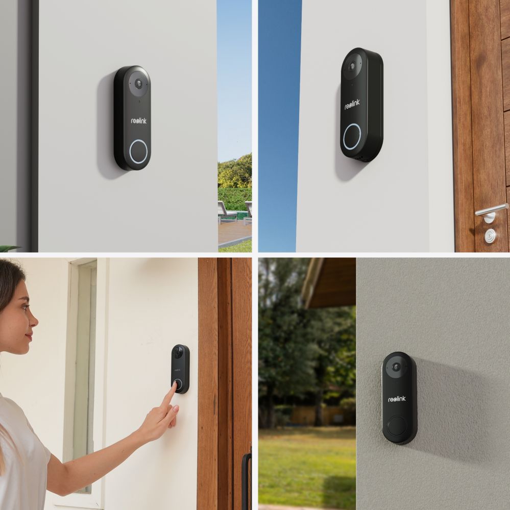 Сервер - Прочие аксессуары Reolink  D340W Smart 2K+ Wired WiFi Video Doorbell with Chime
