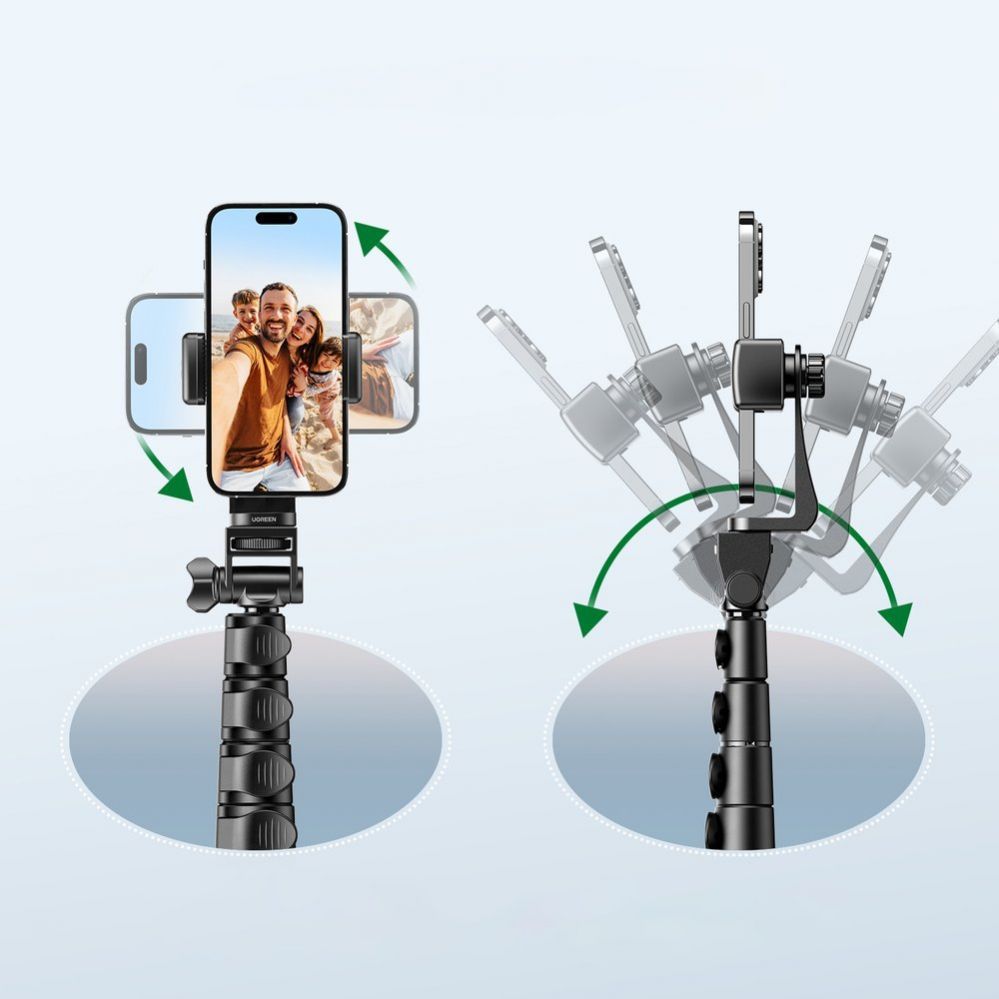Kaameratarvik Ugreen  Ugreen LP680 selfie stick with stand and Bluetooth remote control 1.8m - black