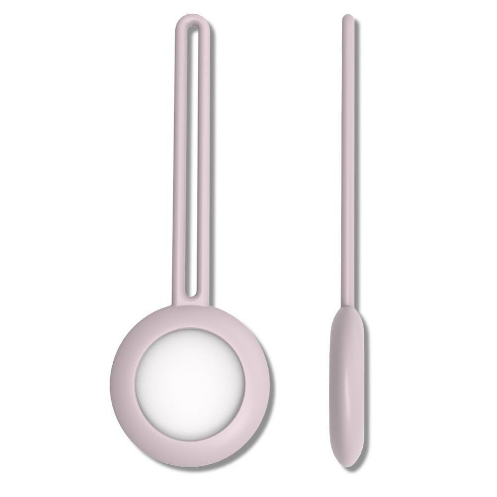 Аксессуар для умной метки iLike  AirTag Silicone Keychain Loop Case Pink
