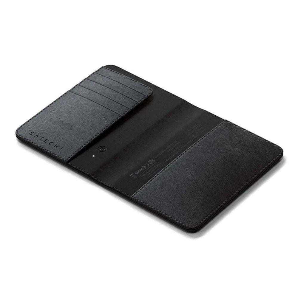 Другой аксессуар для компьютера Satechi  Locator compatible with Apple Find My Satechi FindAll Passport Cover shape Vegan Leather ST-VPCK black