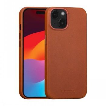 Case universal pocket DBRAMANTE  DBRAMANTE 1928 ROSKILDE MAGSAFE - IPHONE 15 PLUS - TAN
